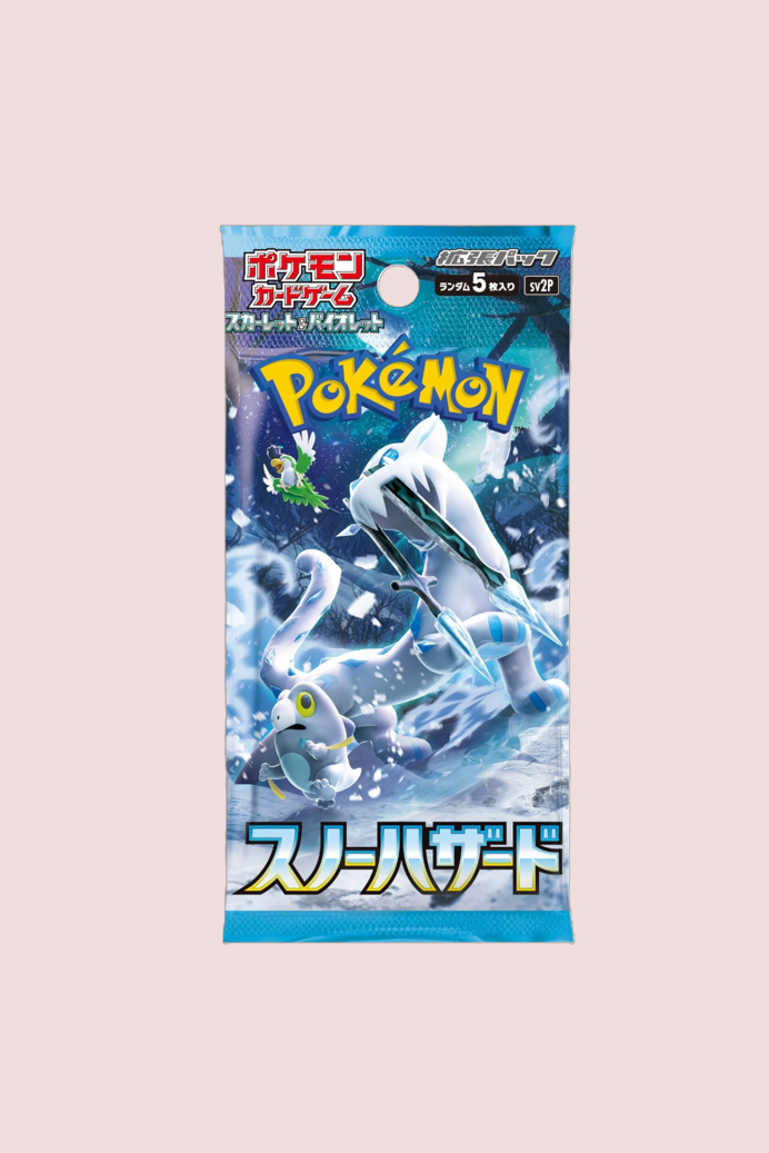 Display Snow Hazard SV2P 30 Booster Pokémon Japonais