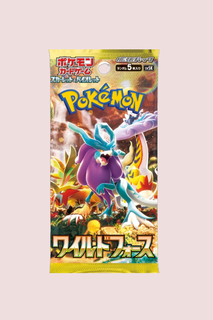 Display Wild Force SV5k 30 Booster Pokémon Japonais