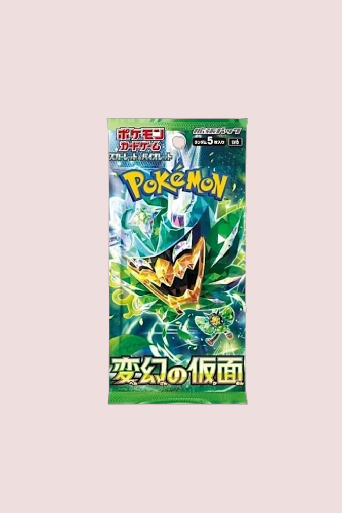 Display Mask of Change SV6 30 Booster Pokémon Japonais