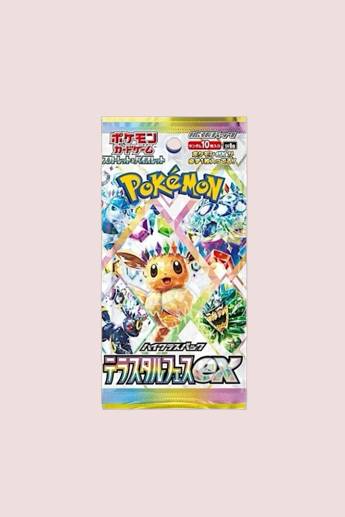 Display Terastal Festival SV8a 10 Booster Pokémon Japonais