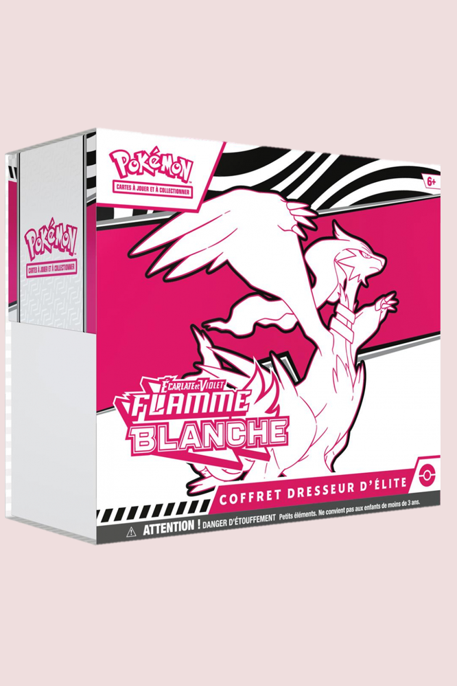 🔥 Coffret Dresseur d’Élite Pokémon – Écarlate & Violet : Flamme Blanche (FR)