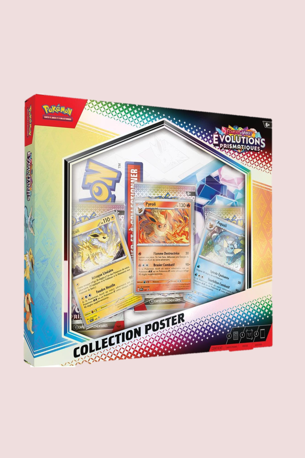 🌈 Collection Poster Pokémon – Évolutions Prismatiques (FR)