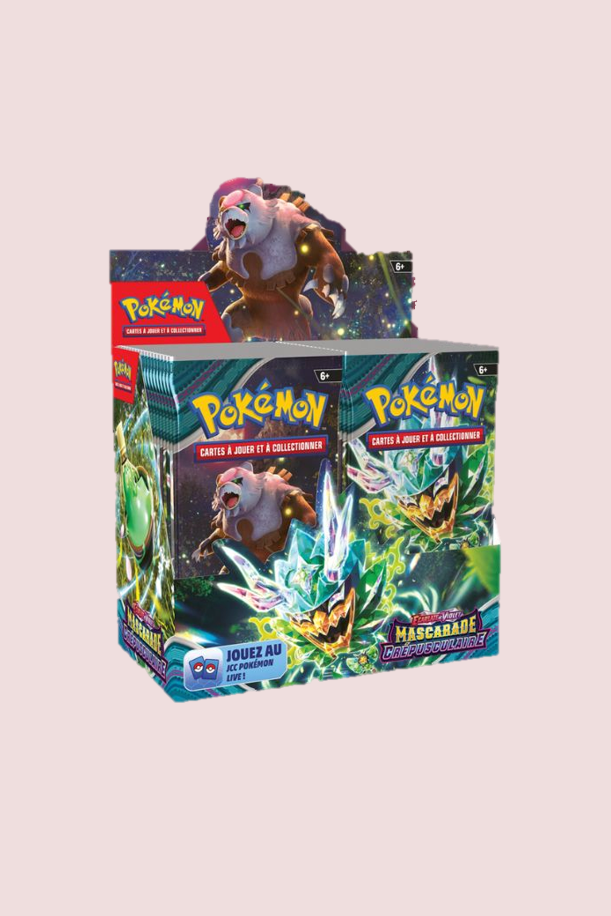 🌙 Display Pokémon – Écarlate & Violet : Mascarade Crépusculaire (FR)