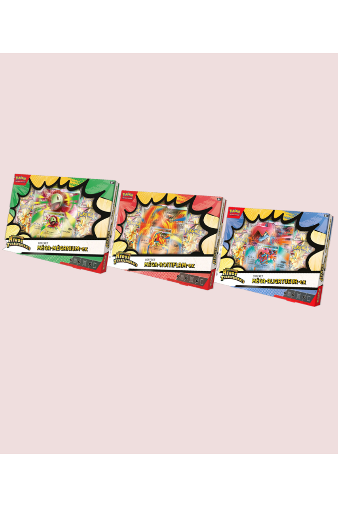 [Précommande] ⚖️ Coffret ex Méga-Évolution - ME2.5 Héros Transcendants (1x coffret aléatoire) (FR)