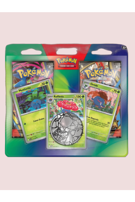 🌿 Duopack – Mystherbe / Ortide / Rafflesia + Boosters Pokémon (FR)