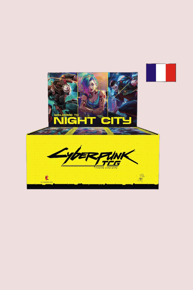 [Précommande]💛 Cyberpunk TCG - Boîte de 24 Boosters - Welcome To Night City (FR)