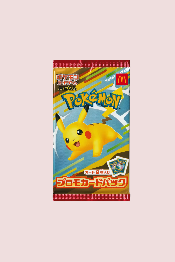 Booster Pokémon Promo Pikachu McDonald’s Japon 2025 Pokémon Japonais