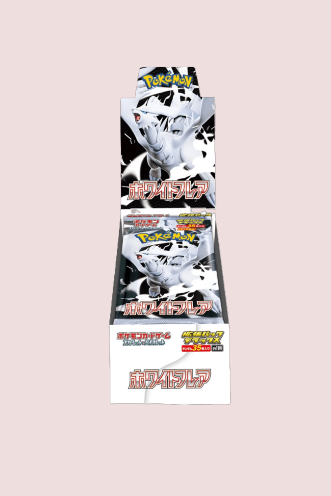 Display Deluxe White Flare SV11W 4 Booster Pokémon Japonais