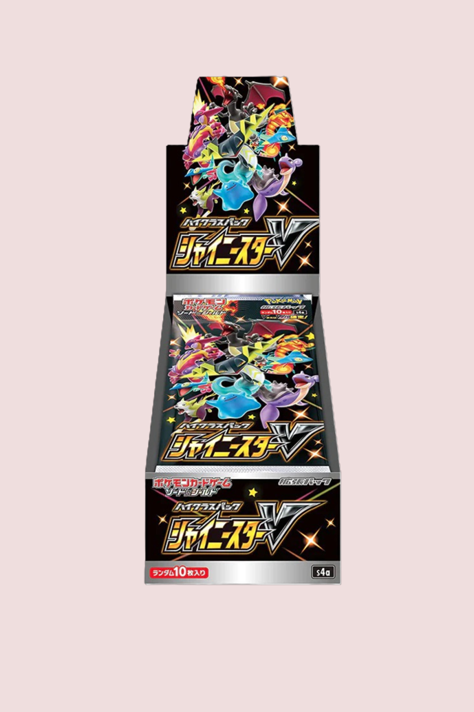 Display Shiny Star V S4a 10 Booster Pokémon Japonais
