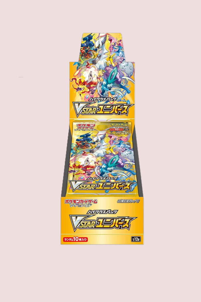 Display VSTAR Univers S12A 10 Booster Pokémon Japonais