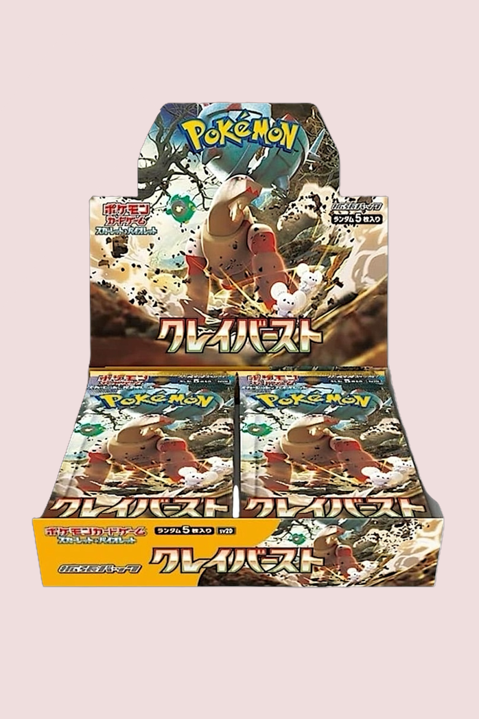 Display Clay Burst SV2D 30 Booster Pokémon Japonais
