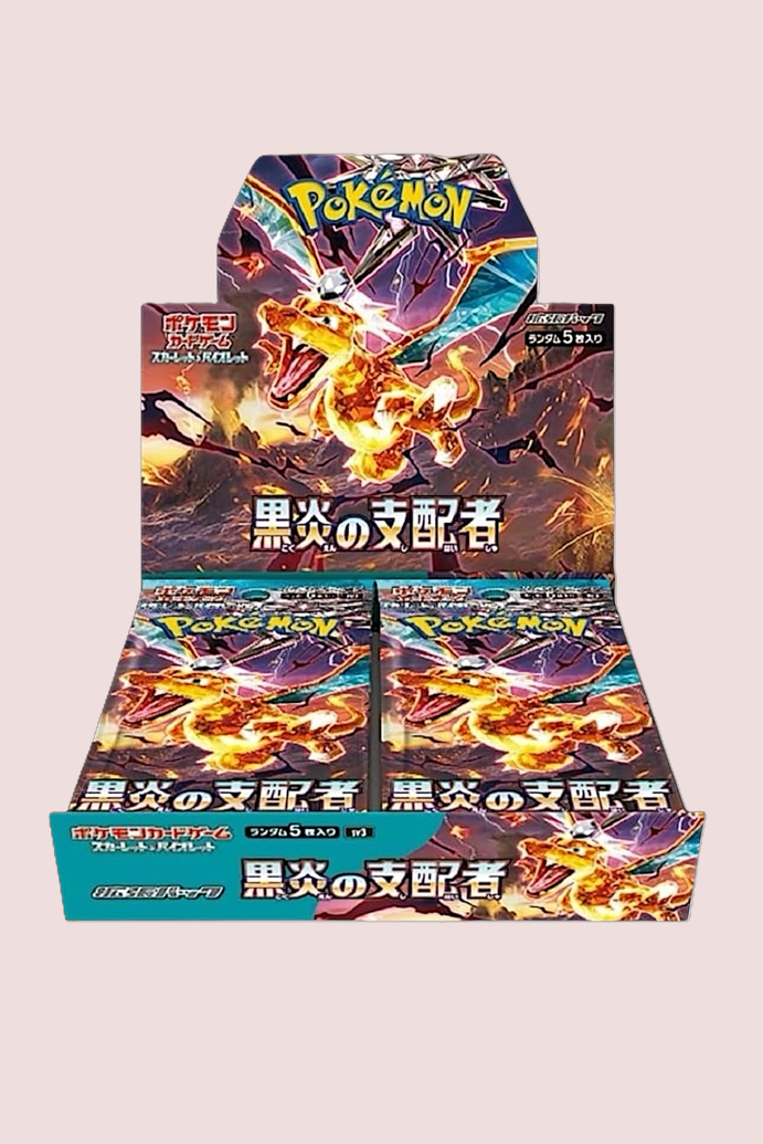 Display Ruler of the Black Flame SV3 30 Booster Pokémon Japonais