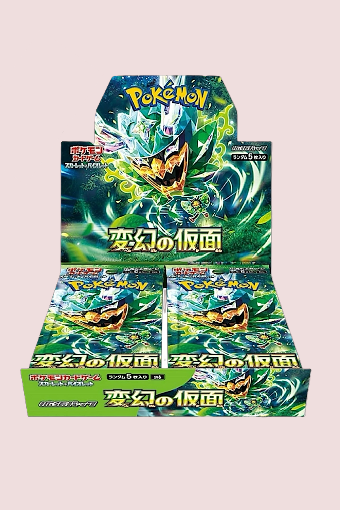 Display Mask of Change SV6 30 Booster Pokémon Japonais
