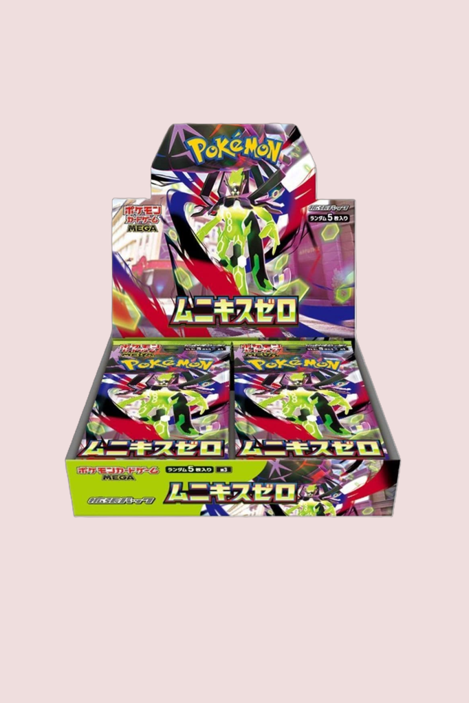 Display Munikis Zero MEGA M3 30 Booster Pokémon Japonais