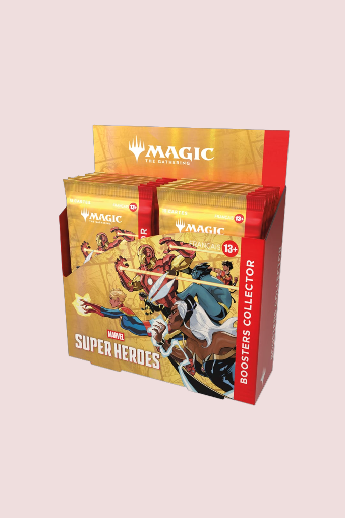 [Précommande] Magic: The Gathering - Boîte de Boosters Collector Marvel Super Heroes (12 Boosters) - FR