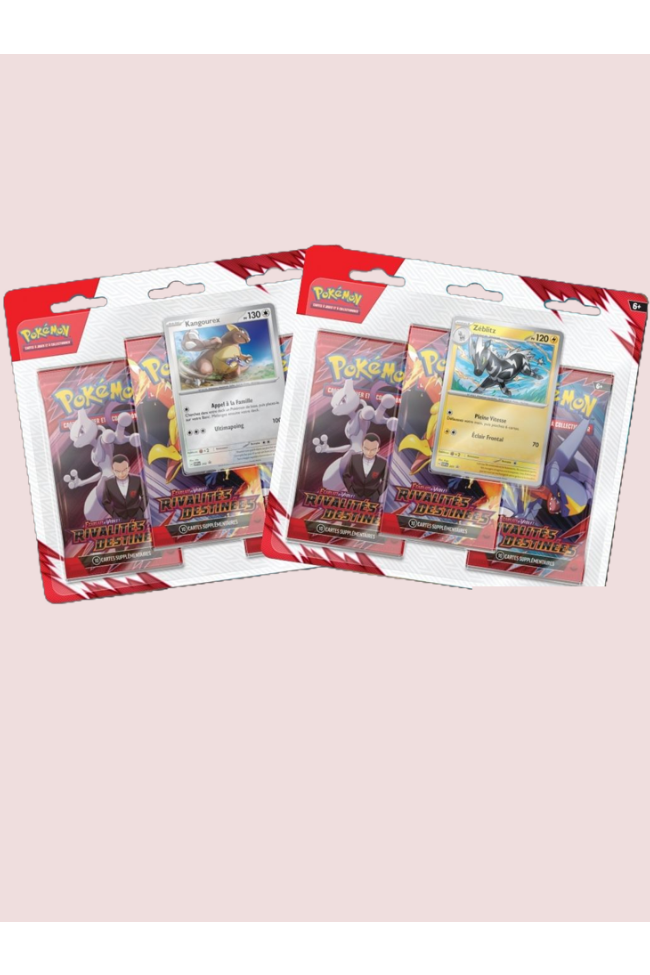 🔥 Tripack Pokémon EV10 – Rivalités Destinées (FR)