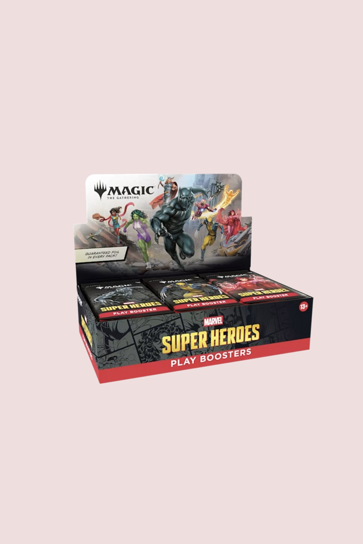 [Précommande] Magic: The Gathering - Boîte de Boosters de jeu Marvel Super Héros (30 Boosters) - FR