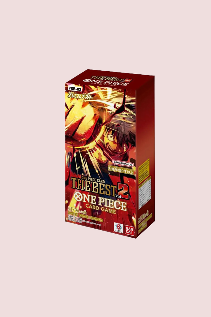 Display Card The Best Vol 2 PRB-02 10 Booster One Piece Japonais